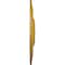 Ekena Millwork Traditional Ceiling Medallion (Fits Canopies up to 8 1/4"), 31 1/2"OD x 2 1/2"P, Iridescent Gold CM31TRIGS - alternate 3